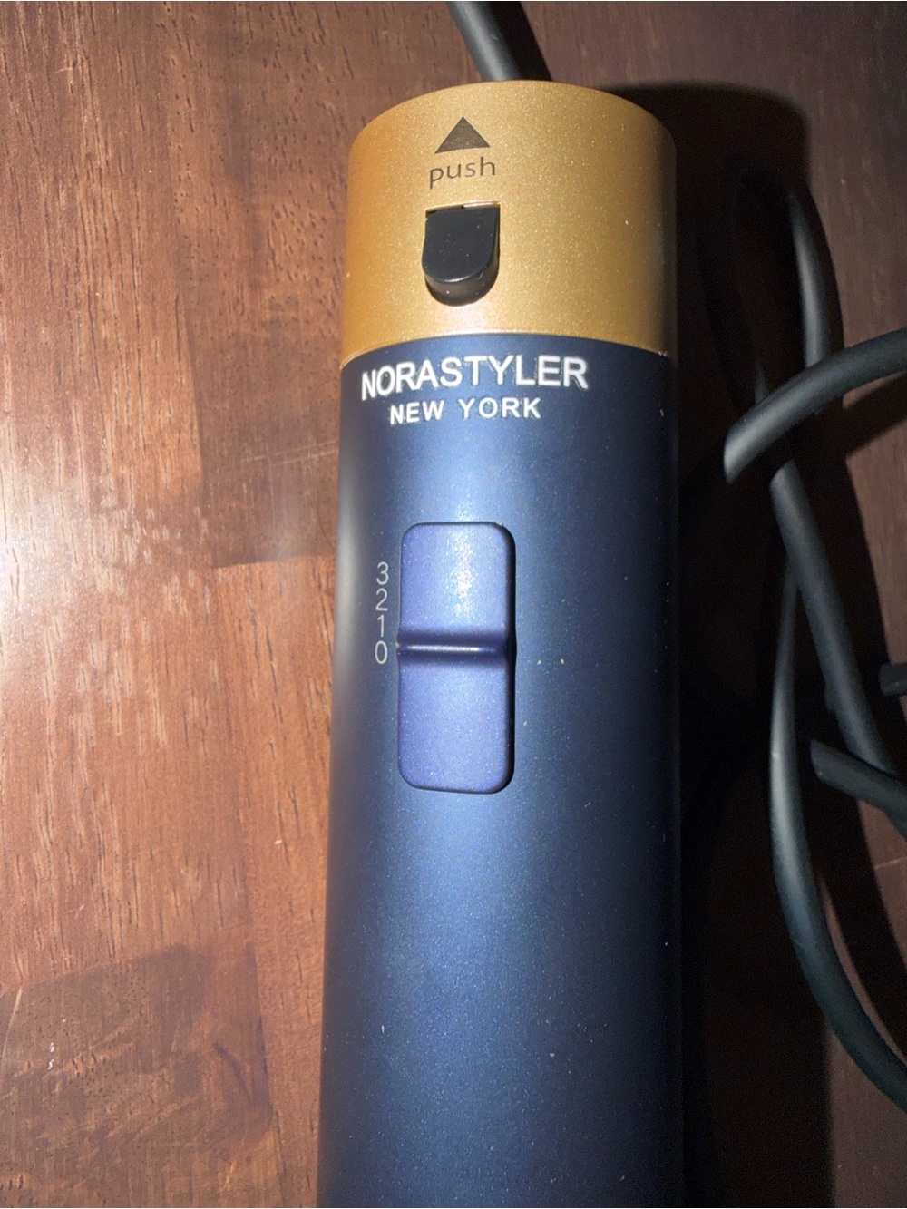 New York Portable Hair Styler - Blue & Gold